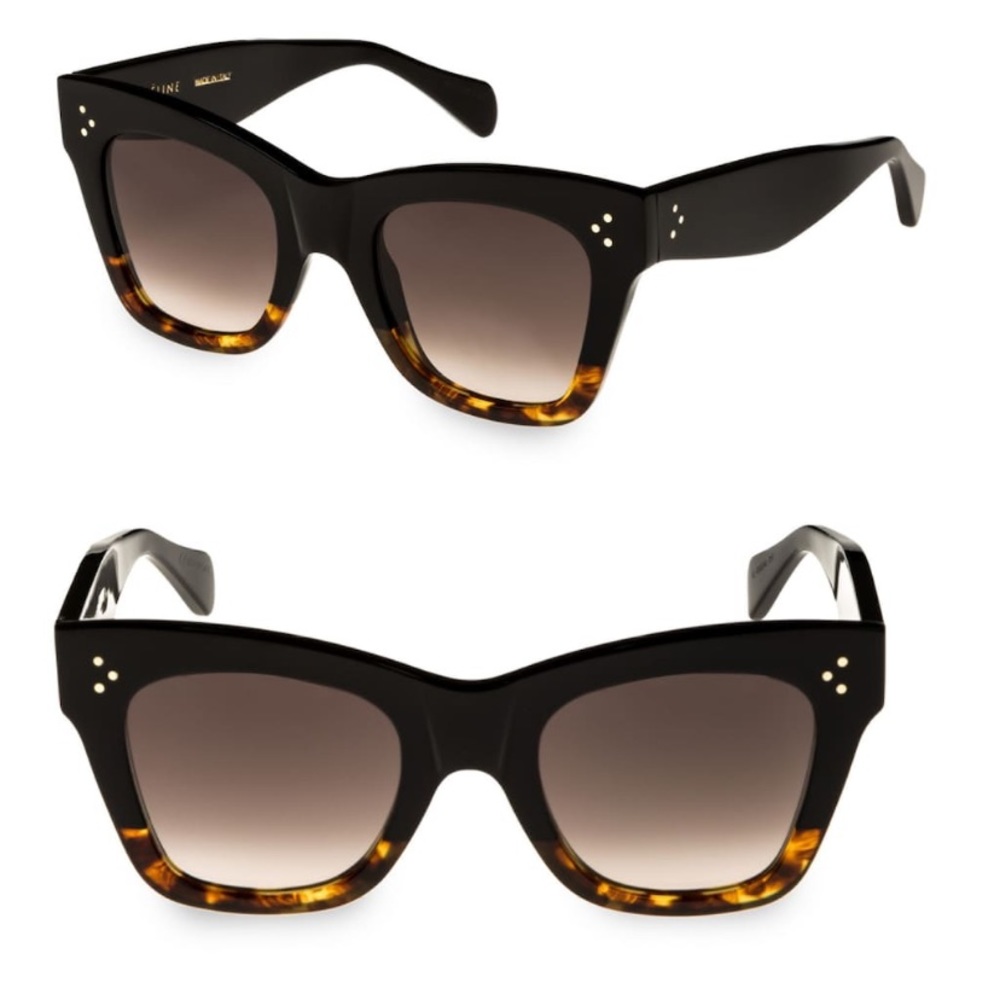 Celine Two Tone Gradient Cat Eye sunglasses